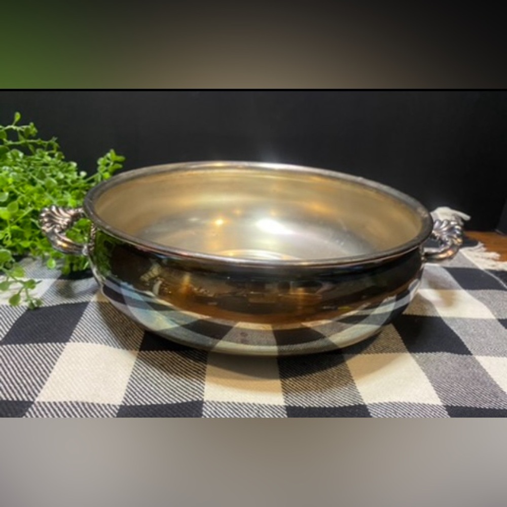 Vintage‎ Silver Plated Serving Bowl By F.B. Rogers Silver Company